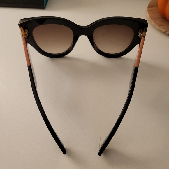 Fendi Black Sunglasses with Color Block Arms - Picture 7 of 12